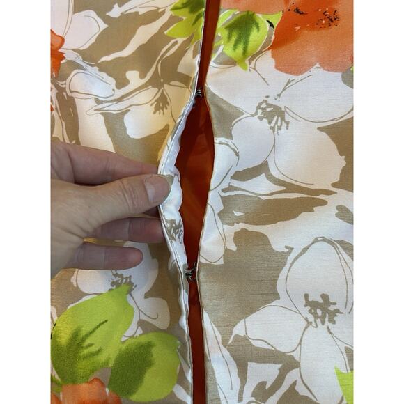 Susan Graver Lined Floral 3/4 Sleeve Blazer Clasp Closure Size 1X - Picture 3 of 9